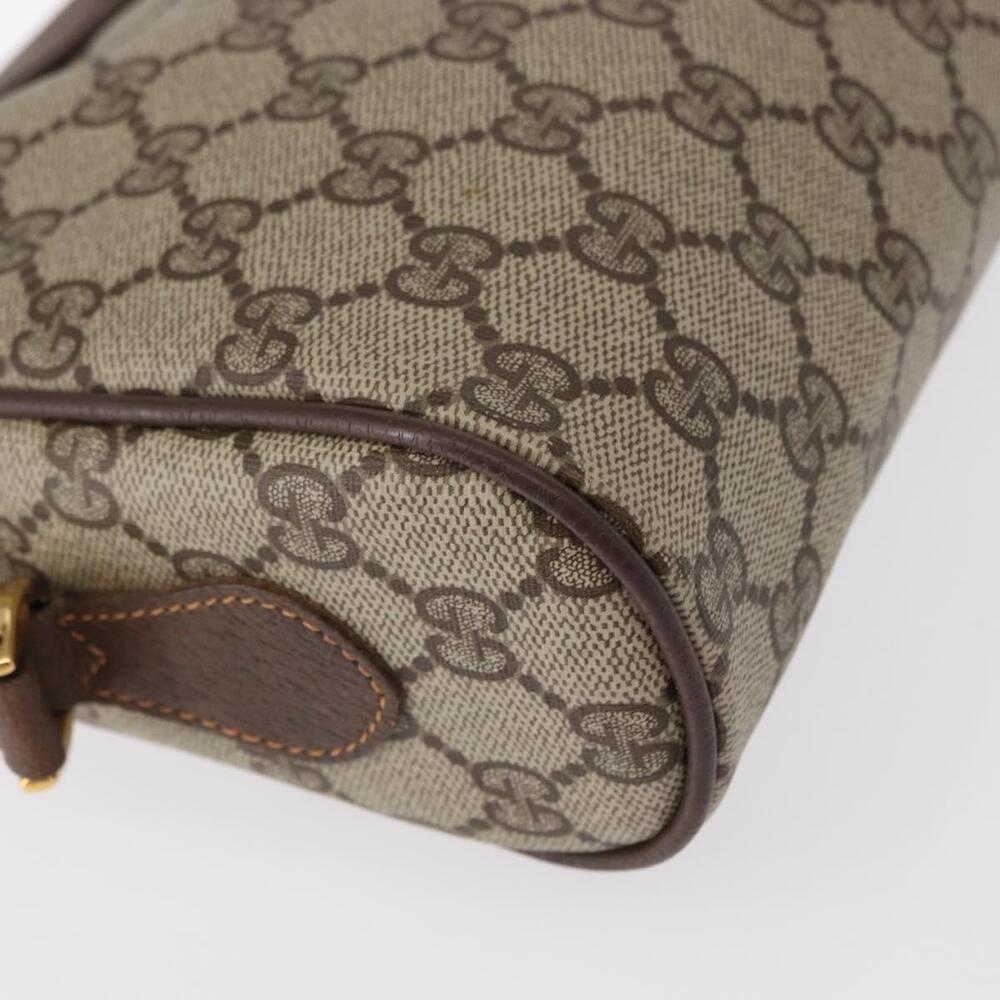 GUCCI GG Supreme Web Sherry Line Bag PVC Beige Red 119 02 087 Auth 152569 - Picture 15 of 16